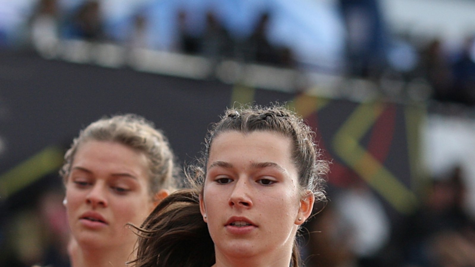 Annika Metzger aus Illingen sprintet bei der Jugend-DM auf Rang 14. Foto: Görlitz