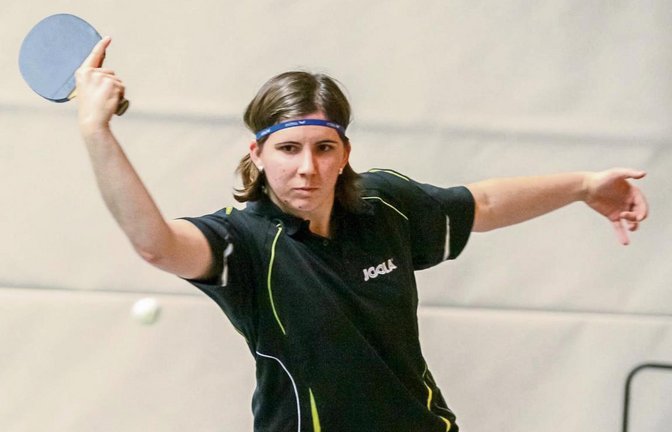 Stefanie Hasenauer hat zum vierten vierten Sieg des TSV Oberriexingen im vierten Saisonspiel zwei Einzelsiege beigetragen. Foto: Simecek