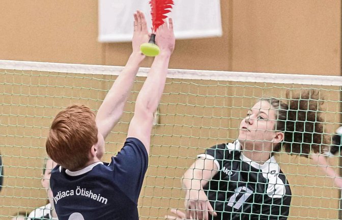 Iris Barbunopulos hat mit dem TSV Enzweihingen bei der württembergischen Indiaca-Meisterschaft alle drei Spiele gewonnen.   Foto: Archiv/Simecek