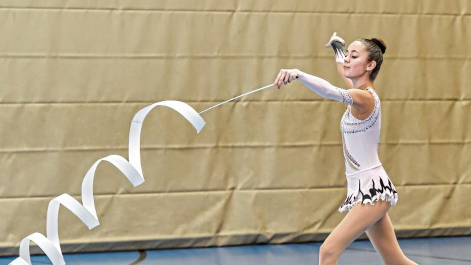 Hanna Wilhelm hat sich als Zweite der B-Jugend gemeinsam mit Mailin Widmann und Ramona Wagner für das Bezirksfinale in Weinsberg qualifiziert. Foto: Leitner