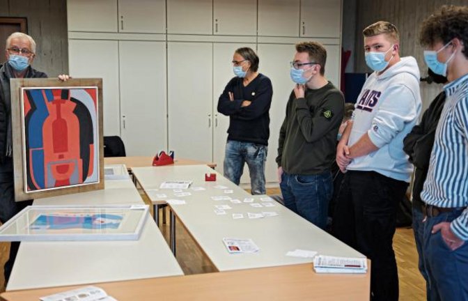 60 Kunstwerke können am Samstag in Sachsenheim ersteigert werden.  Foto: p