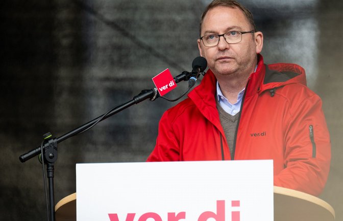Verdi-Chef Frank Werneke hat eine klare Haltung zur AfD.<span class='image-autor'>Foto: dpa/Sebastian Gollnow</span>