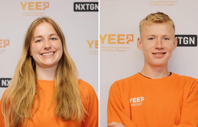 Caroline Wendlandt und Jonathan Eipper haben das YEEP absolviert.<span class='image-autor'>Foto: YEEP</span>