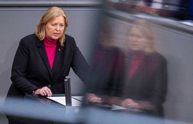 Bundesarbeitsministerin Bärbel Bas (SPD).<span class='image-autor'>Foto: Michael Kappeler/dpa</span>