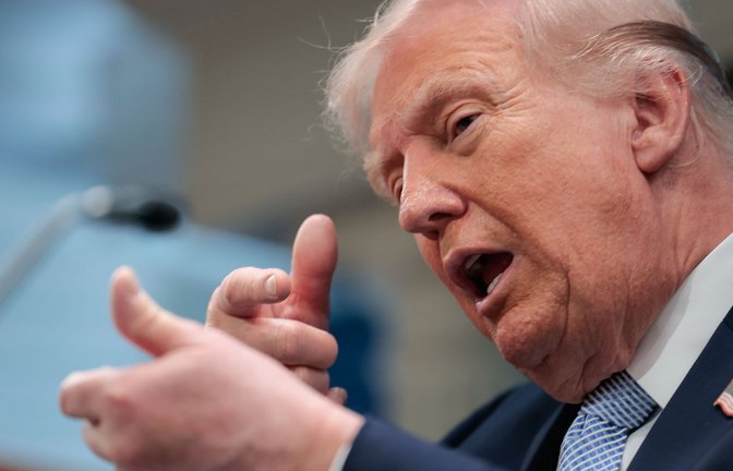 Donald Trumps „Madman-Strategie“  mit dem Kalkül der extremen Unberechenbarkeit für den Gegner ist Gift für die Börsen.<span class='image-autor'>Foto: AFP</span>