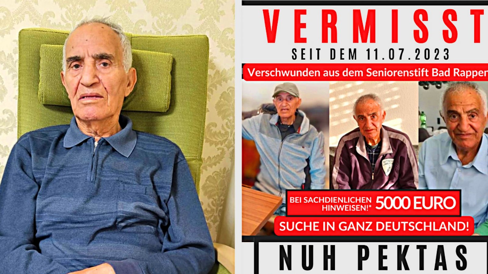 Wer hat Nuh Pektas gesehen?Foto: Priva/t Wer hat Nuh Pektas gesehen?Foto: Priva/t