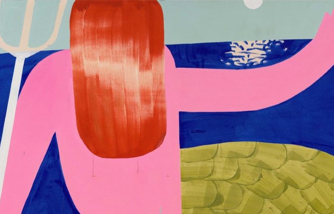 Neues von Carlo Krone - hier das Bild „Sirene“, zeigt die Galerie Thomas Fuchs zum Galerienrundgang Art Alarm in Stuttgart (19. und 20. September) und bei der Armory Show in New York.<span class='image-autor'>Carlo Krone/Galerie Thomas Fuchs</span>