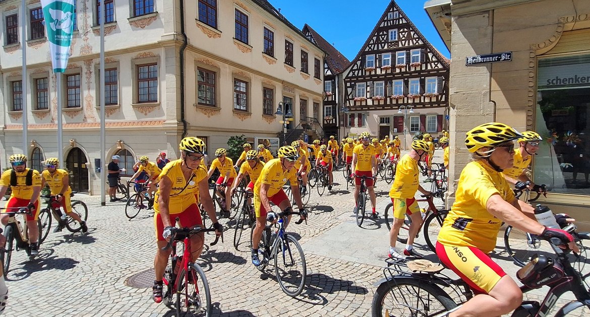 Tour Ginkgo Radtour Vaihingen Rathaus Benefiz