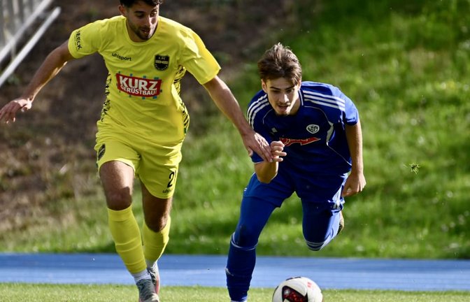Aktivposten des VfL Sindelfingen: Yasin Bakacs (rechts) war immer schwer zu greifen.<span class='image-autor'>Kevin Schuon</span>