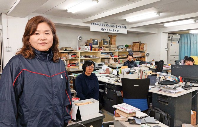 Lehrerin Chang Malryo ist sauer auf den japanischen Staat.<span class='image-autor'>Foto: StZN</span>