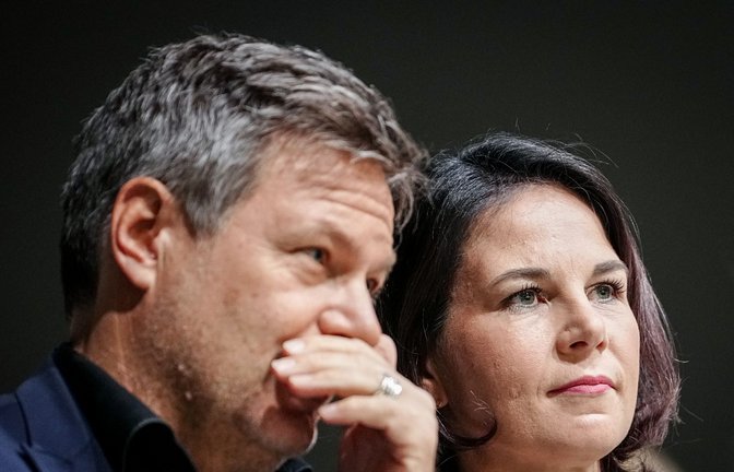 Für die Grünen in Regierungsverantwortung: Vize-Kanzler Robert Habeck und Außenministerin Annalena Baerbock<span class='image-autor'>Foto: dpa/Kay Nietfeld</span>