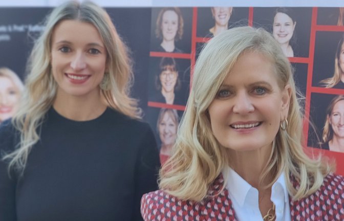 Zwei Professorinnen als Filmschaffende: Kathrin Kölbl (rechts) und Yvonne Zajontz werben mit weiteren Professorinnen für mehr weibliche Spitzenkräfte an den Hochschulen des Landes.<span class='image-autor'>Foto: Daniel Gräfe</span>