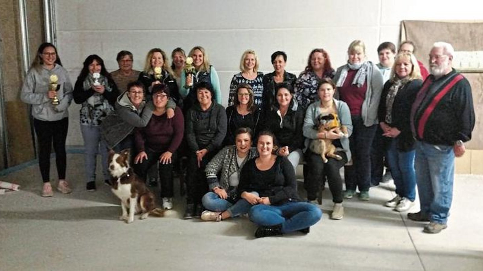 Viel Spaß hatten die Teilnehmerinnen beim Damen-Pokalschießen. Foto: p Viel Spaß hatten die Teilnehmerinnen beim Damen-Pokalschießen. Foto: p