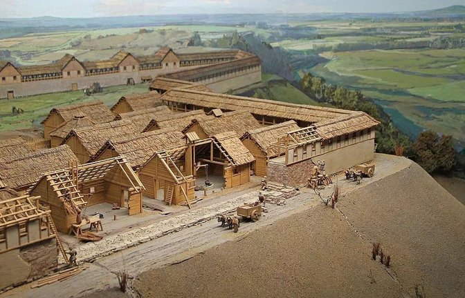 Diorama der Heuneburg im Keltenmuseum Heuneburg in Herbertingen.<span class='image-autor'>Foto: Keltenmuseum Heuneburg/Anja Brauner</span>