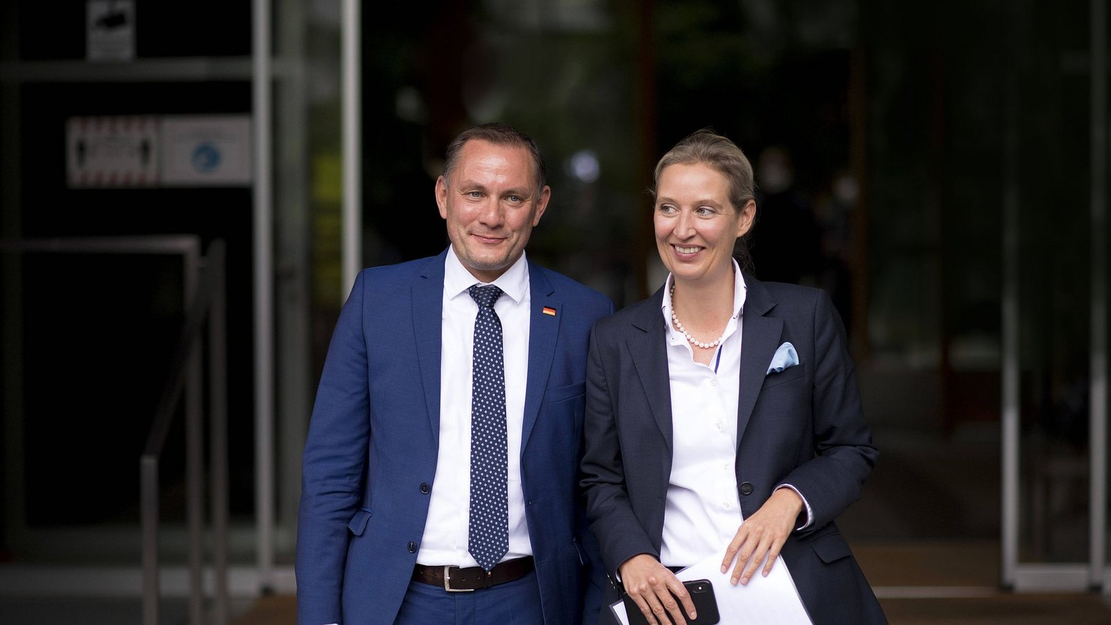 Die AfD-Parteichefs Alice Weidel und Tino Chrupalla blicken optimistisch auf das Wahljahr.Foto: Die AfD-Parteichefs Alice Weidel und Tino Chrupalla blicken optimistisch auf das Wahljahr.Foto: 
