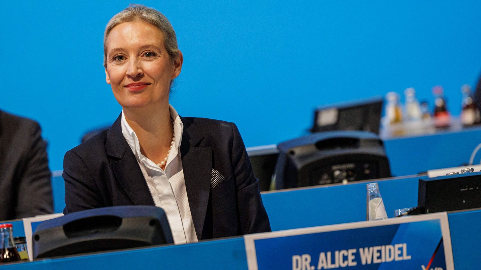 Alice Weidel ist die erste Kanzlerkandidatin in der Geschichte der AfD.Foto: AFP/JENS SCHLUETER