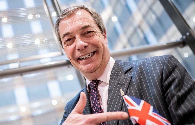 Ohne ihn wären die Briten womöglich noch in der EU: Nigel Farage<span class='image-autor'>Foto: dpa/Michael Kappeler</span>