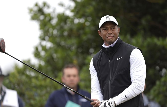 Ist bei den British Open früh ausgeschieden: Tiger Woods.<span class='image-autor'>Foto: Richard Sellers/PA Wire/dpa</span>
