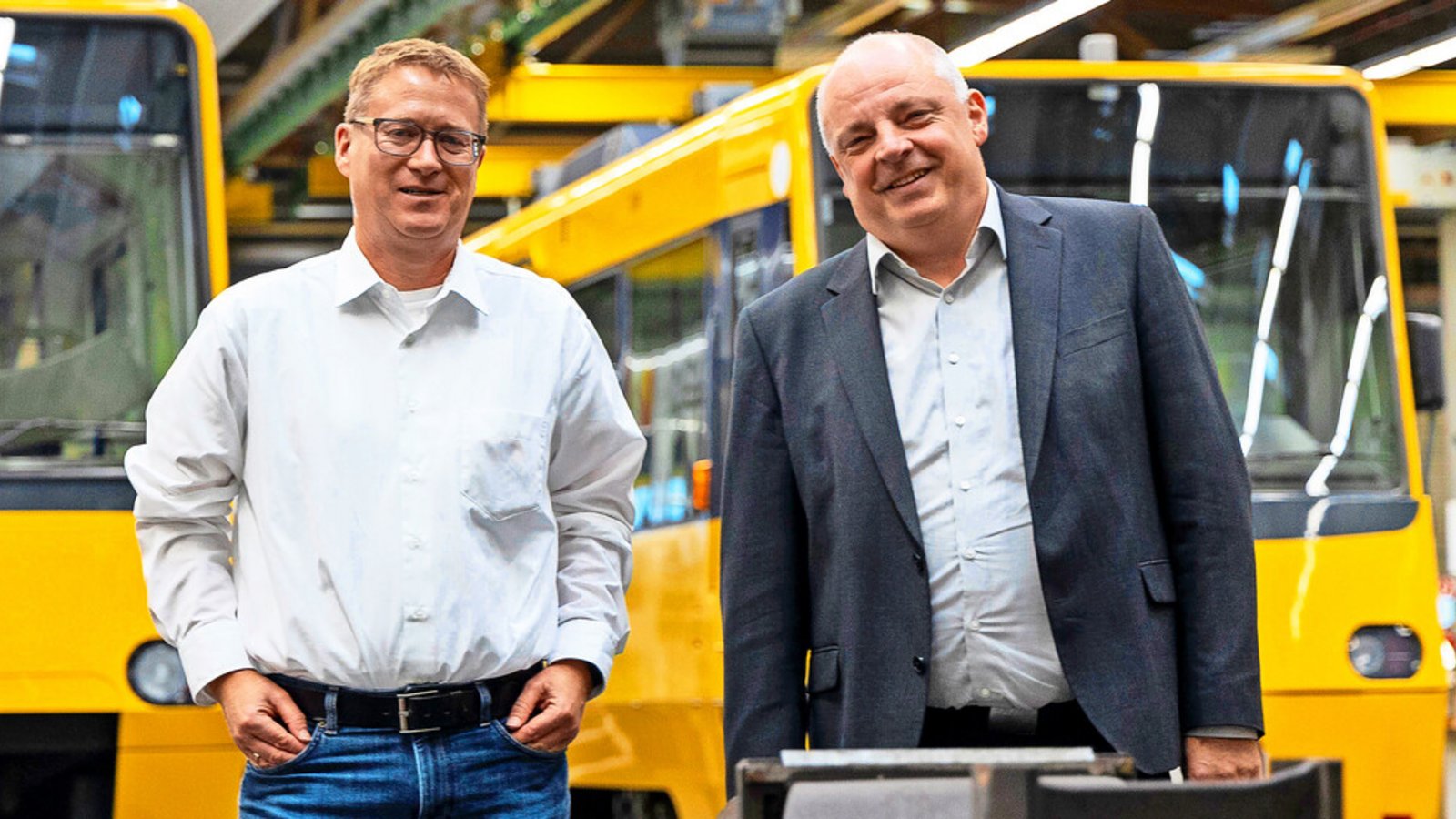 Der Betriebsleiter Nils Himmelmann (links) und der SSB-Vorstand Thomas Moser sind überzeugt, die Personalprobleme in den Griff zu bekommen.Foto: Lichtgut/Leif Piechowski Der Betriebsleiter Nils Himmelmann (links) und der SSB-Vorstand Thomas Moser sind überzeugt, die Personalprobleme in den Griff zu bekommen.Foto: Lichtgut/Leif Piechowski