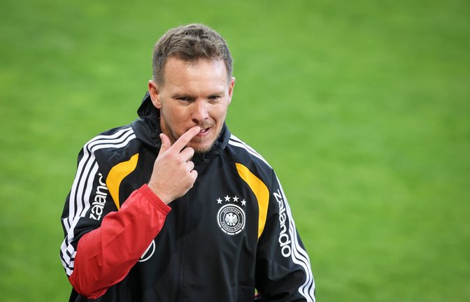 Der Kader von Bundestrainer Julian Nagelsmann nimmt 100 Tage vor der WM 2026 Formen an.<span class='image-autor'>Foto: picture alliance/dpa | Christian Charisius</span>