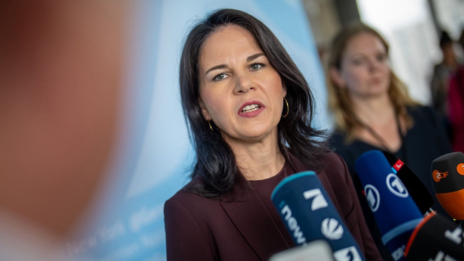 Außenministerin Baerbock äußerte sich am Montag auf X. (Archivbild)Foto: dpa/Michael Kappeler Außenministerin Baerbock äußerte sich am Montag auf X. (Archivbild)Foto: dpa/Michael Kappeler