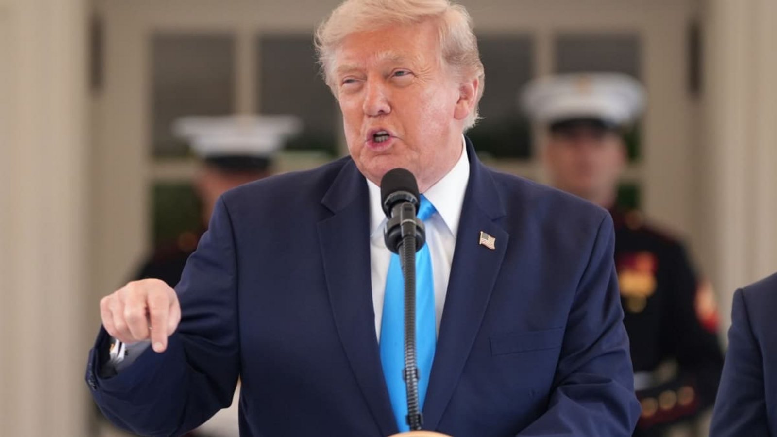 US-Präsident Donald Trump ist erneut mit Widerstand im eigenen Lager konfrontiert (Archivfoto).Alex Brandon/AP/dpa