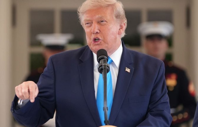 US-Präsident Donald Trump ist erneut mit Widerstand im eigenen Lager konfrontiert (Archivfoto).<span class='image-autor'>Alex Brandon/AP/dpa</span>