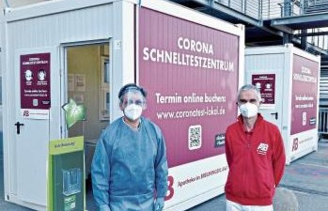 Geschultes Personal steht bereit.  Foto: p