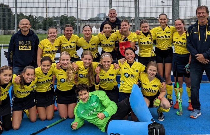 Die Vaihinger Hockey-Meisterinnen der U-16-Verbandsliga. <span class='image-autor'>Foto: privat</span>