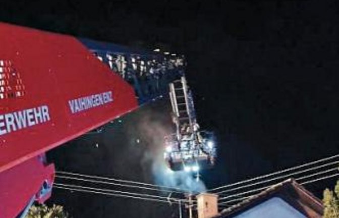 Einsatz in Horrheim.  Foto: FFVaihingen