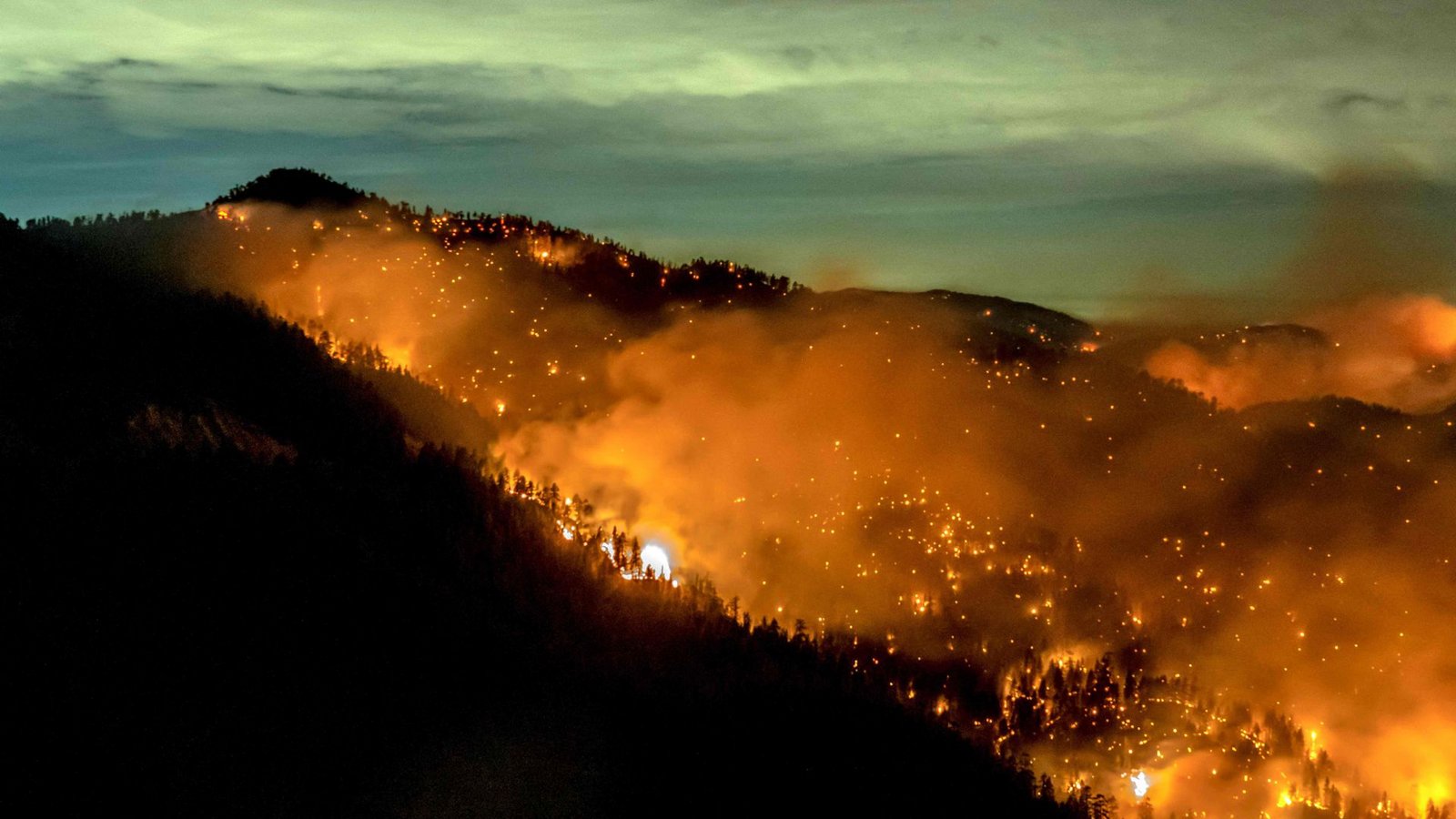 Im National Forest in Los Angeles County in Kalifornien dauerte das sogenannte „Bobcat Fire“ über drei Monate an.Foto: AFP/KYLE GRILLOT