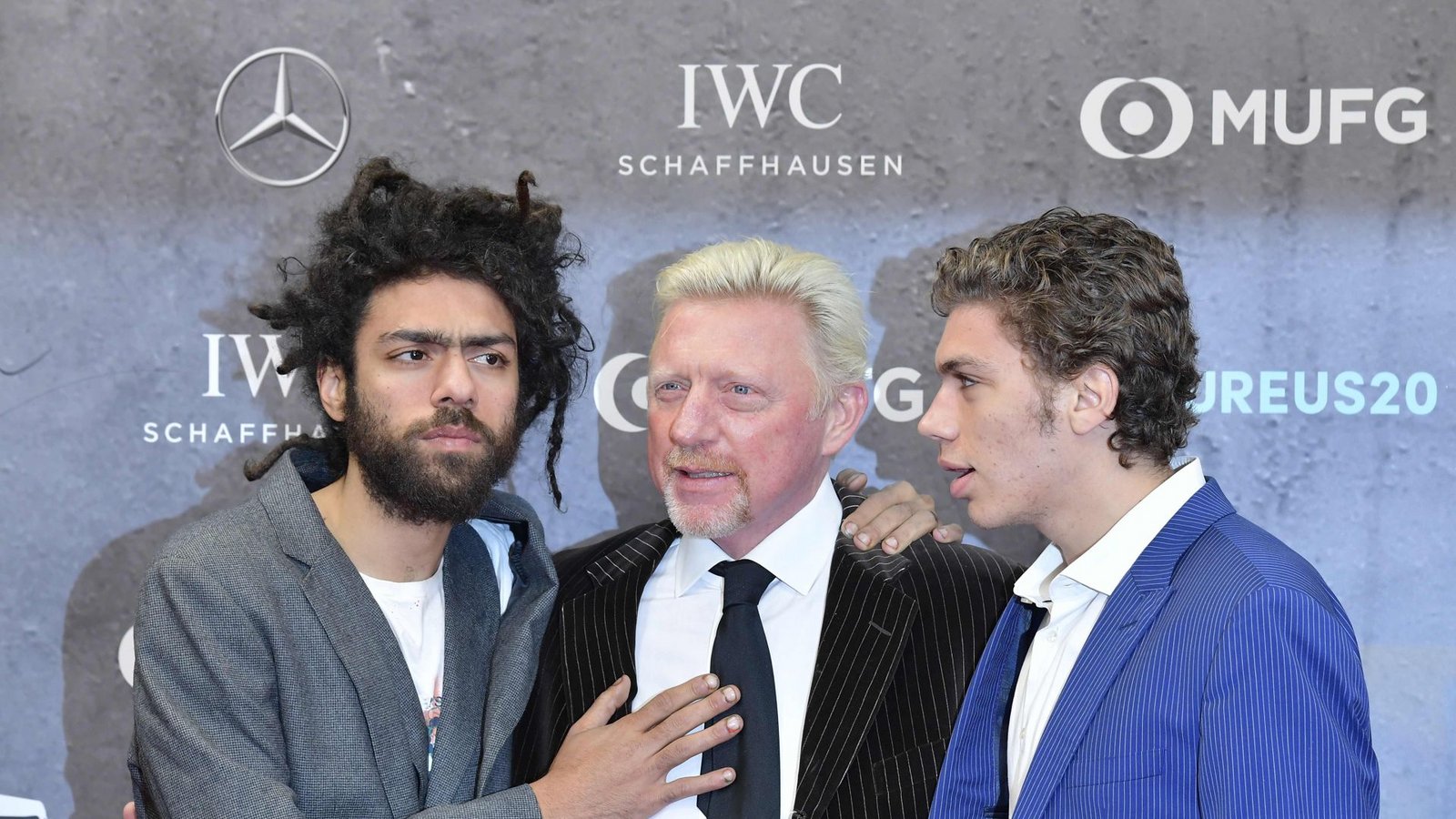 Boris Becker mit seinen inzwischen erwachsenen Söhnen Noah (links) und Elias.Foto: AFP/TOBIAS SCHWARZ Boris Becker mit seinen inzwischen erwachsenen Söhnen Noah (links) und Elias.Foto: AFP/TOBIAS SCHWARZ
