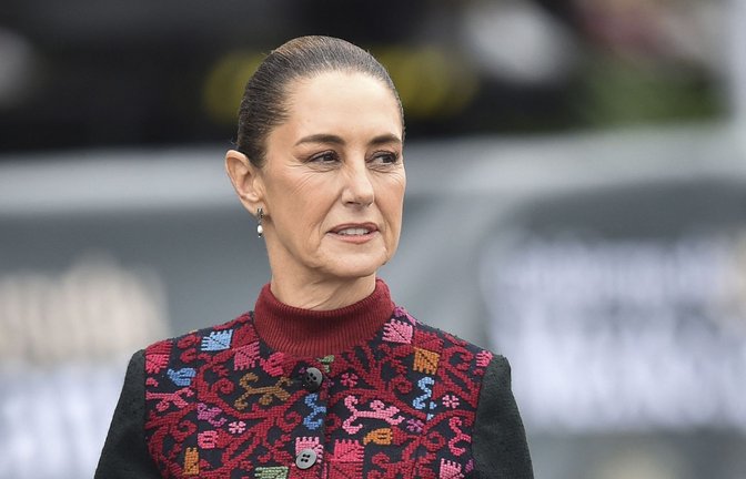 Mexikos Präsidentin Claudia Sheinbaum bietet US-Präsident Donald Trump die Stirn.<span class='image-autor'>Foto: AFP/RODRIGO OROPEZA</span>