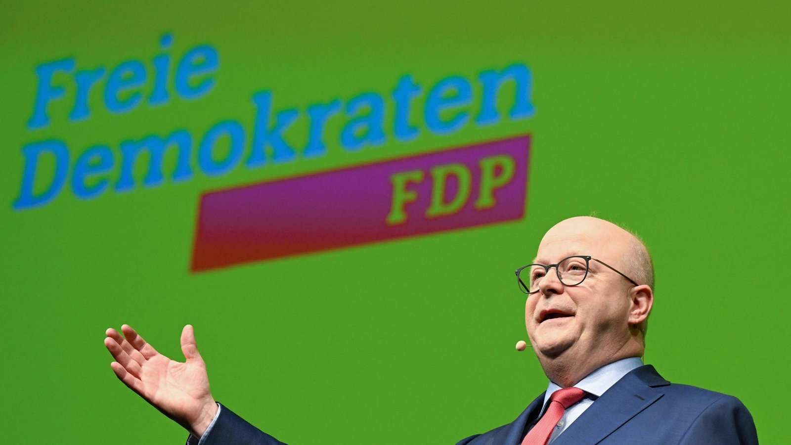 FDP-Landeschef Michael Theurer wurde am Samstag beim Parteitag wiedergewählt.Foto: dpa/Bernd Weißbrod FDP-Landeschef Michael Theurer wurde am Samstag beim Parteitag wiedergewählt.Foto: dpa/Bernd Weißbrod