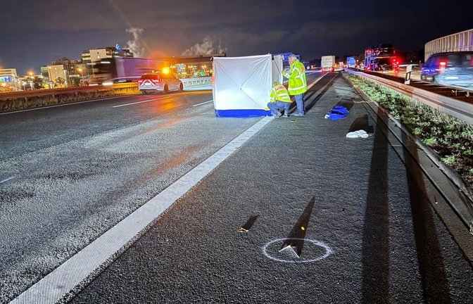 Die Autobahn 3 war nach einem tödlichen Unfall auf Höhe des Frankfurter Flughafens teils gesperrt.<span class='image-autor'>Mike Seeboth/dpa</span>