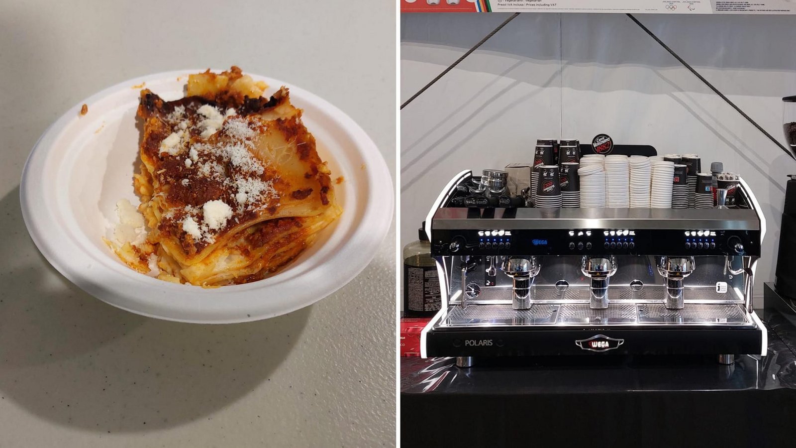 Das Tagesessen ist in den olympischen Pressezentren nicht immer zu empfehlen, der Kaffee dagegen schon.Foto: StZN