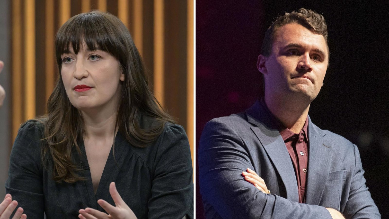 Linken-Chefin Heidi Reichinnek (links) zeigt „keinen Respekt“ gegenüber dem erschossenen Charlie Kirk (rechts).Foto: IMAGO/HMB-Media/dpa/Collage: StZN Linken-Chefin Heidi Reichinnek (links) zeigt „keinen Respekt“ gegenüber dem erschossenen Charlie Kirk (rechts).Foto: IMAGO/HMB-Media/dpa/Collage: StZN
