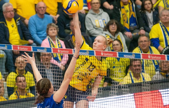 Beim SSC Schwerin durfte Luisa van Clewe in der vergangenen Saison nicht oft spielen.<span class='image-autor'>Foto: Imago/Ostseephoto</span>