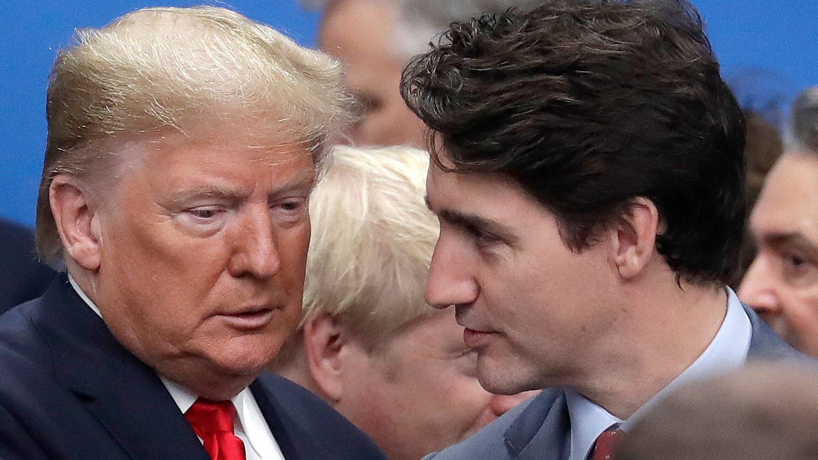 Donald Trump, Präsident der Vereinigten Staaten, und Justin Trudeau, Premierminister von Kanada. (Archivbild)Foto: dpa/Evan Vucci