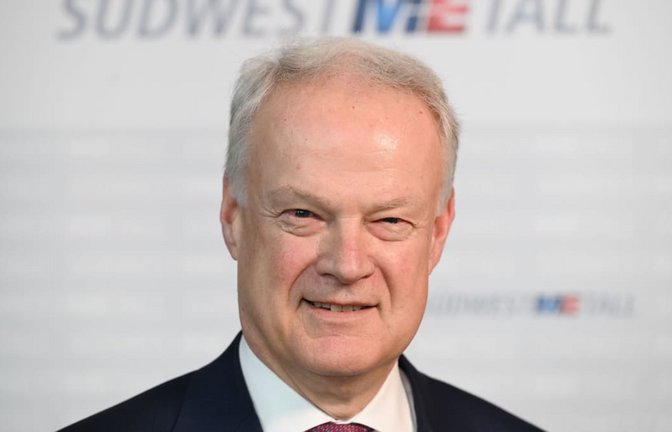 Südwestmetall-Vorsitzender Peter Sebastian Krause führt erstmals die Verhandlungen für die Metallarbeitgeber im Land.<span class='image-autor'>Bernd Weißbrod/dpa</span>