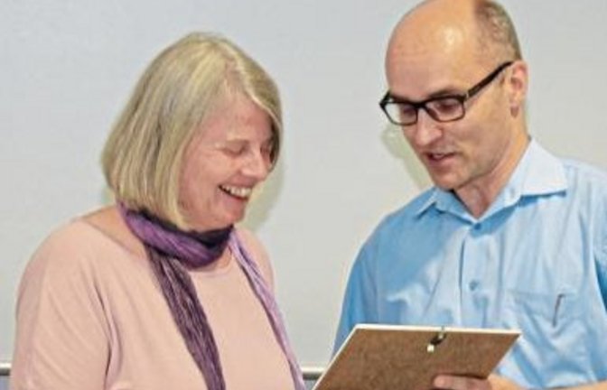 Inge Stolze und Harald Eiberger.  Foto: bro
