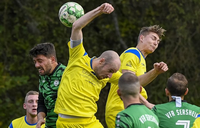 Zwei Wochen nach ihrem direkten Aufeinandertreffen, das mit einem 1:1-Unentschieden endete, stehen für den VfR Sersheim und den SV Riet erneut Spitzenspiele an. Archivfoto: Leitner