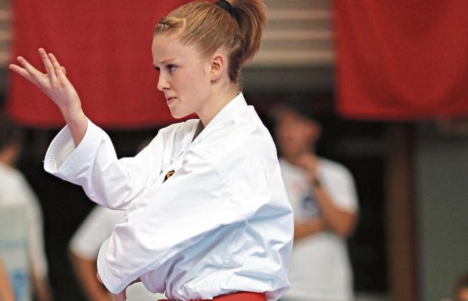Obwohl Lena Staiger seit Jahren unter den Top drei in der Leistungsklasse ist, fehlt der Kleinglattbacher Karateka der DM-Titel. Das soll sich am besten in diesem Jahr ändern. Foto: Archiv/Küppers