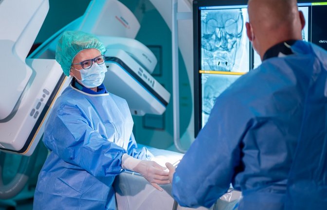 Das Klinikum Ludwigsburg gehört zu den führenden Einrichtungen im Land zur Versorgung von Schlaganfällen, Hirnblutungen und anderen Erkrankungen der Hirngefäße.  <span class='image-autor'>Foto: RKH/Stollberg</span>