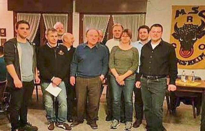 Die Vorstandsmitglieder freuen sich auf das Fest zum 60-jährigen Bestehen des RCO.  Foto: p