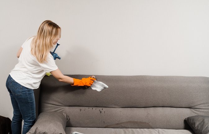 Worauf Sie bei der Entfernung von Haarfett aus Polstern achten müssen, erfahren Sie in diesem Artikel. (6 hilfreiche Tipps)<span class='image-autor'>Foto: Rabizo Anatolii / Shutterstock.com</span>