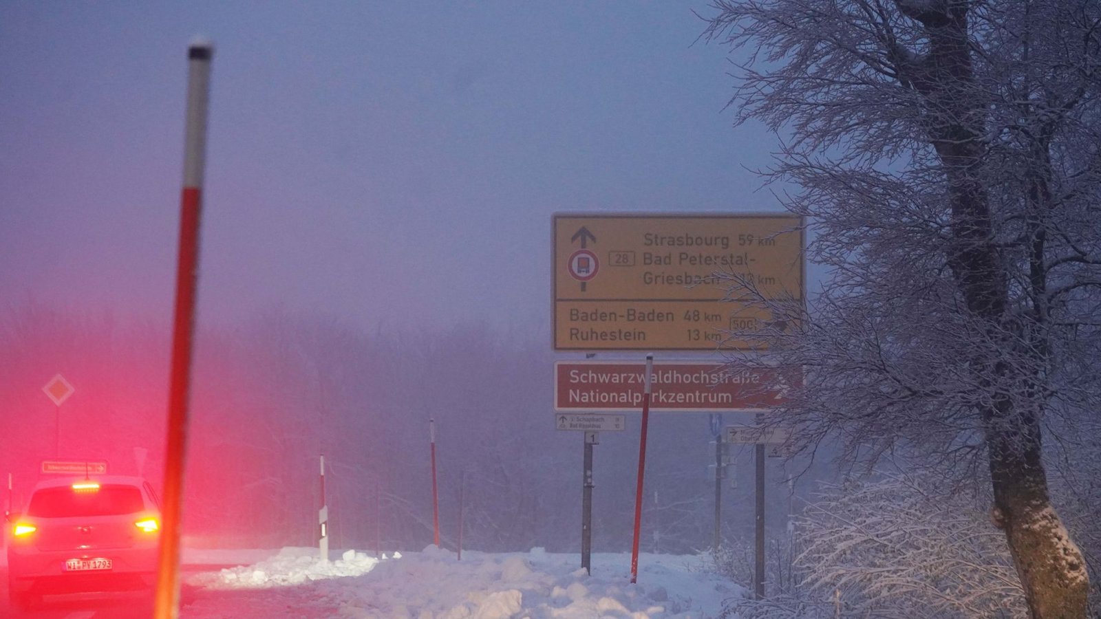 Schnee auf dem Kniebis.Foto: /Andreas Rosar Schnee auf dem Kniebis.Foto: /Andreas Rosar