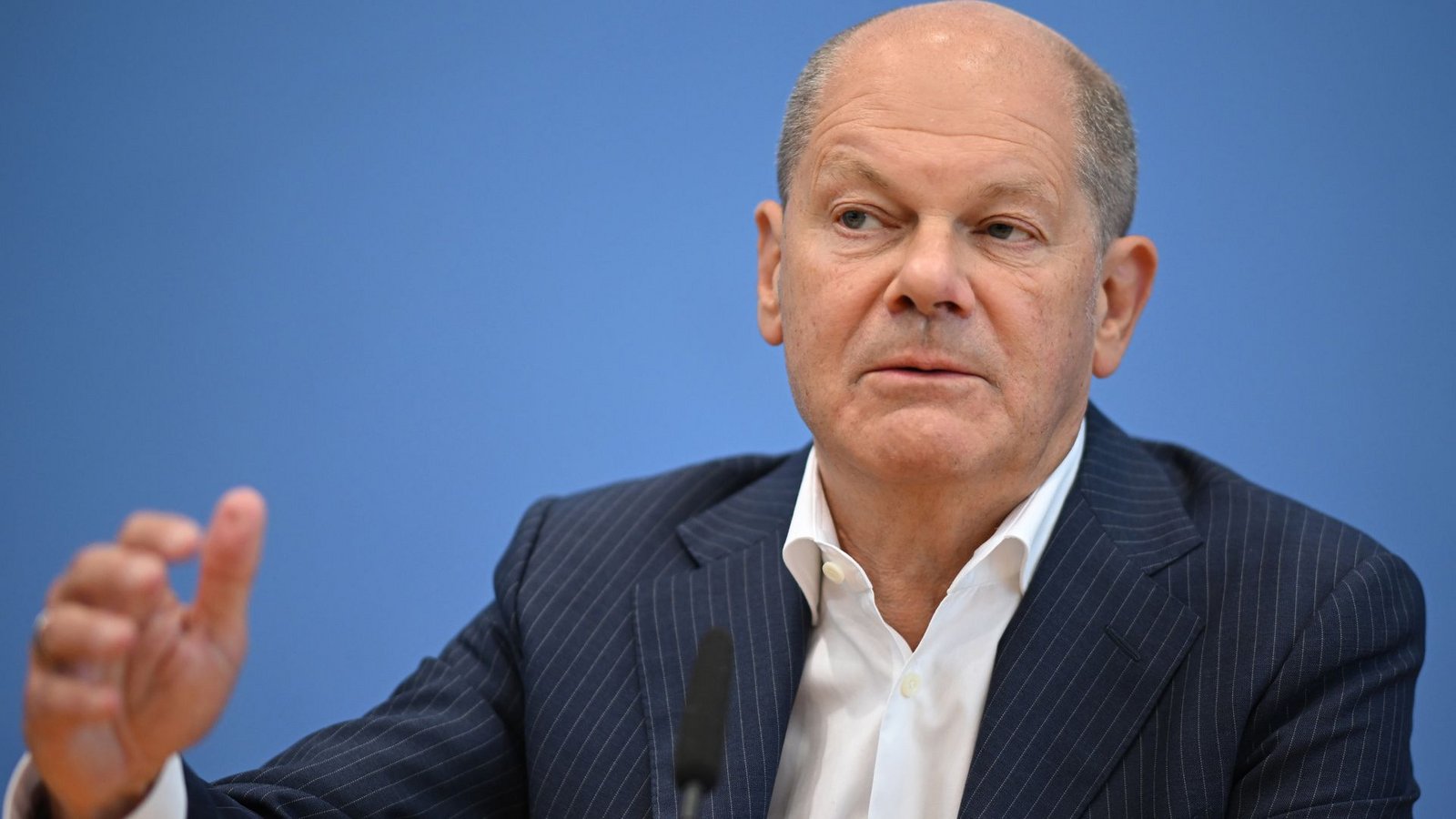 Bundeskanzler Scholz wiegelt eine Vertrauensfrage im Bundestag ab. (Archivbild)Foto: dpa/Britta Pedersen Bundeskanzler Scholz wiegelt eine Vertrauensfrage im Bundestag ab. (Archivbild)Foto: dpa/Britta Pedersen