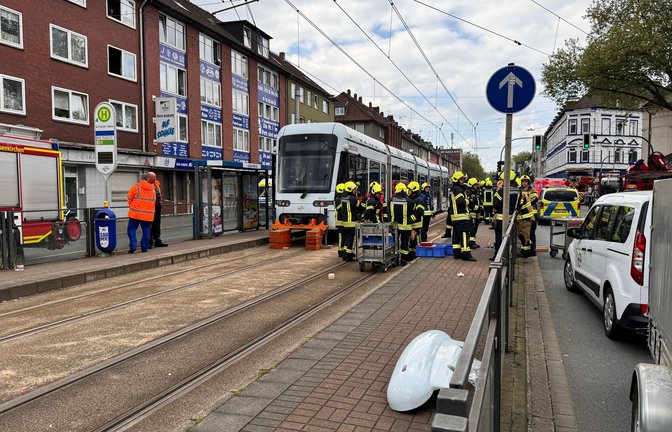 Ein siebenjähriger Junge ist in Gelsenkirchen von einer Straßenbahn erfasst und tödlich verletzt worden.<span class='image-autor'>Foto: Justin Brosch/dpa</span>