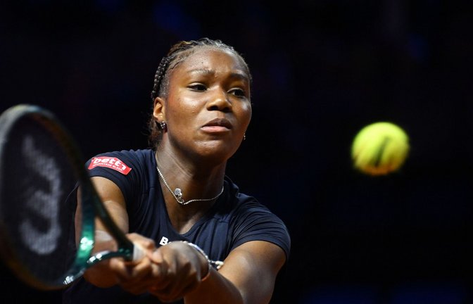 Schnelles Aus für Noma Noha Akugue in Stuttgart.<span class='image-autor'>Foto: dpa/Marijan Murat</span>